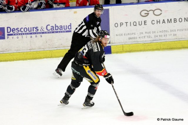 Photo hockey match Nice - Angers  le 29/12/2016