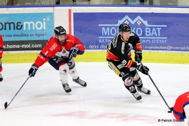 Photo hockey match Nice - Angers  le 29/12/2016