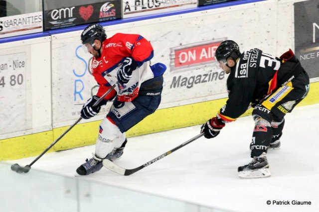 Photo hockey match Nice - Angers  le 29/12/2016