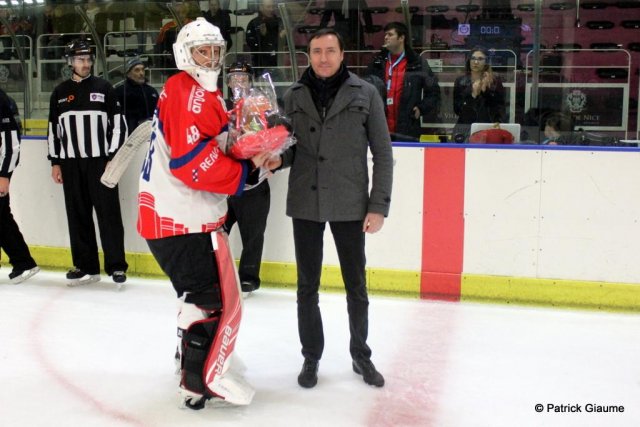 Photo hockey match Nice - Angers  le 29/12/2016