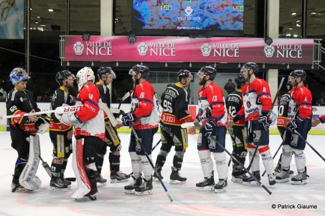 Photo hockey match Nice - Angers  le 29/12/2016