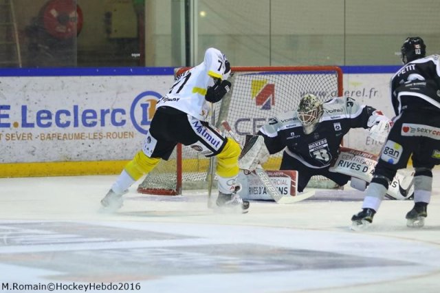 Photo hockey match Rouen - Bordeaux le 03/01/2017