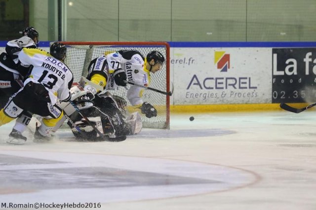 Photo hockey match Rouen - Bordeaux le 03/01/2017