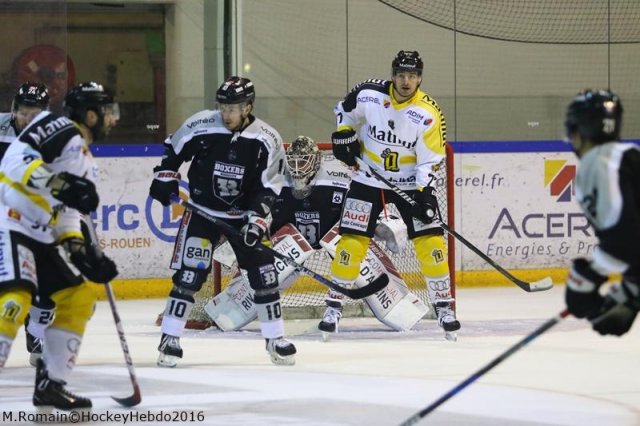 Photo hockey match Rouen - Bordeaux le 03/01/2017