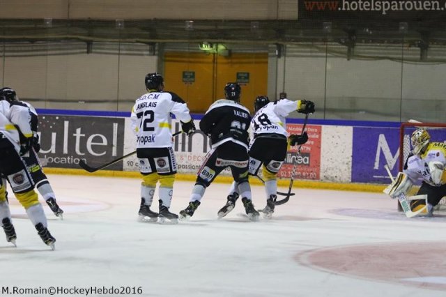 Photo hockey match Rouen - Bordeaux le 03/01/2017