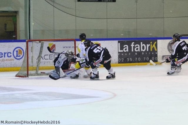 Photo hockey match Rouen - Bordeaux le 03/01/2017