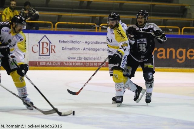 Photo hockey match Rouen - Bordeaux le 03/01/2017