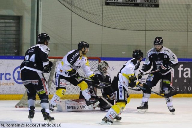 Photo hockey match Rouen - Bordeaux le 03/01/2017