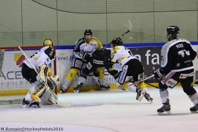 Photo hockey match Rouen - Bordeaux le 03/01/2017