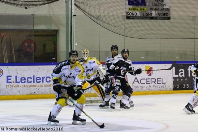 Photo hockey match Rouen - Bordeaux le 03/01/2017