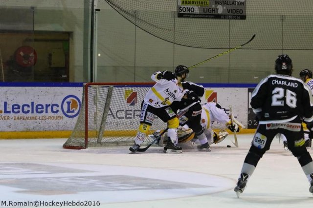 Photo hockey match Rouen - Bordeaux le 03/01/2017