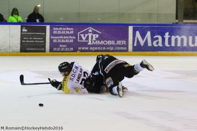 Photo hockey match Rouen - Bordeaux le 03/01/2017