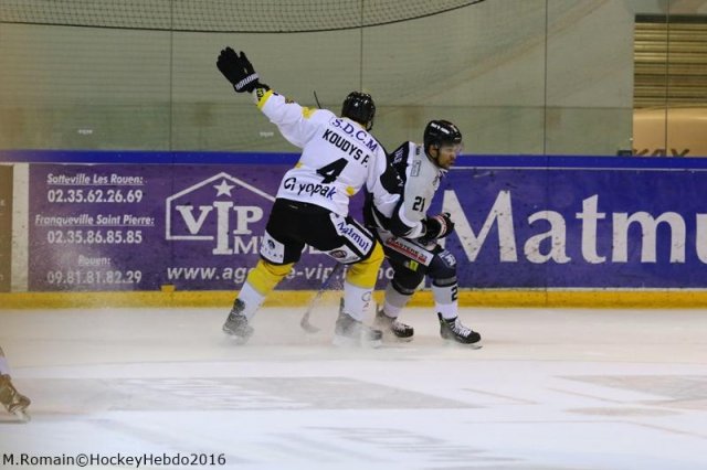 Photo hockey match Rouen - Bordeaux le 03/01/2017