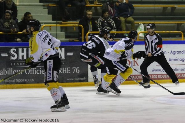 Photo hockey match Rouen - Bordeaux le 03/01/2017