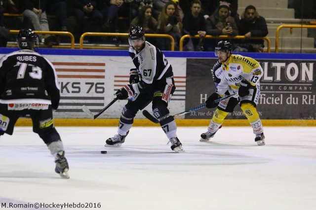 Photo hockey match Rouen - Bordeaux le 03/01/2017