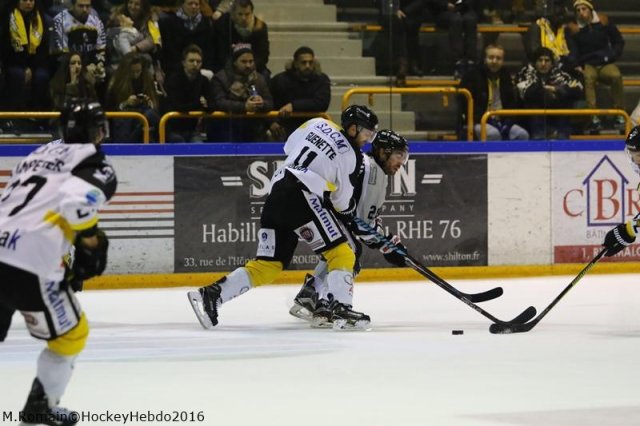 Photo hockey match Rouen - Bordeaux le 03/01/2017