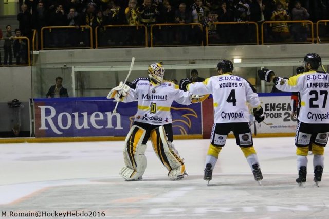 Photo hockey match Rouen - Bordeaux le 03/01/2017