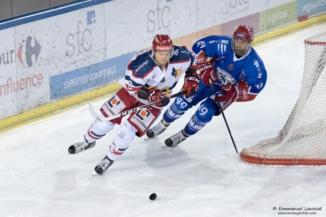 Photo hockey match Lyon - Grenoble  le 03/01/2017