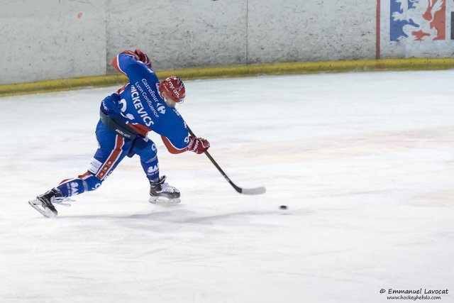 Photo hockey match Lyon - Grenoble  le 03/01/2017
