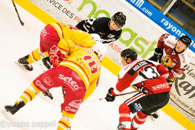 Photo hockey match Chamonix / Morzine - Dijon  le 06/01/2017
