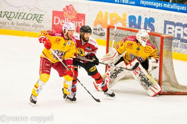 Photo hockey match Chamonix / Morzine - Dijon  le 06/01/2017