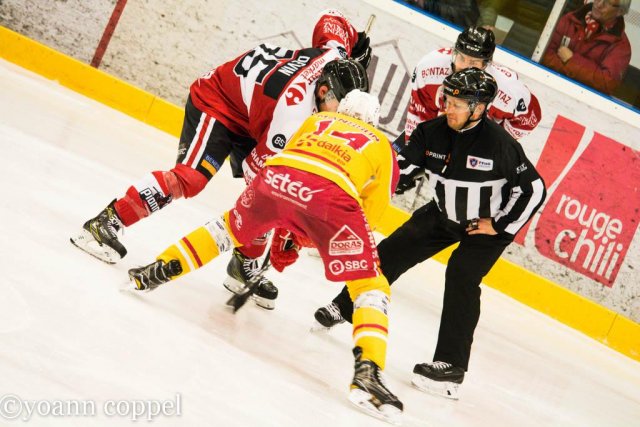 Photo hockey match Chamonix / Morzine - Dijon  le 06/01/2017