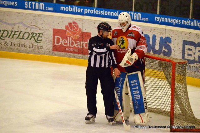 Photo hockey match Chamonix / Morzine - Dijon  le 06/01/2017