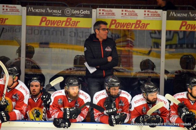 Photo hockey match Chamonix / Morzine - Dijon  le 06/01/2017
