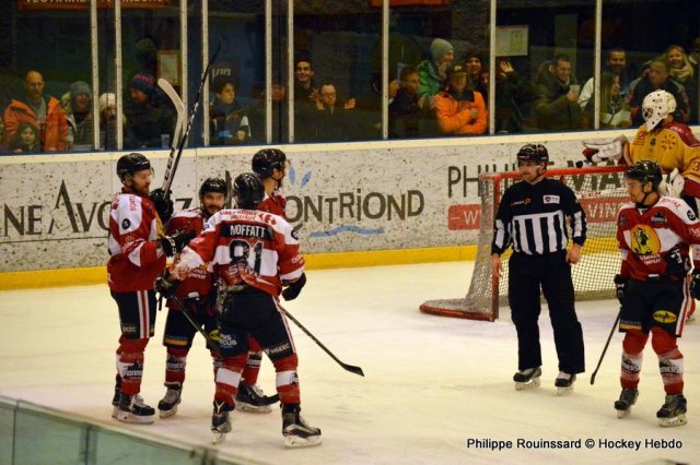 Photo hockey match Chamonix / Morzine - Dijon  le 06/01/2017