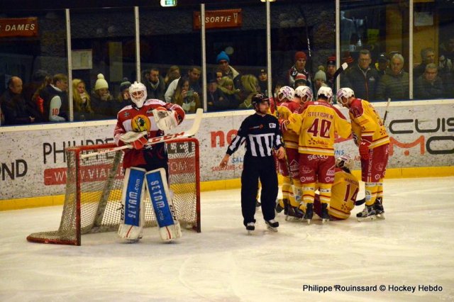 Photo hockey match Chamonix / Morzine - Dijon  le 06/01/2017