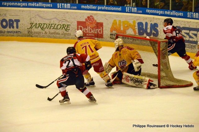 Photo hockey match Chamonix / Morzine - Dijon  le 06/01/2017