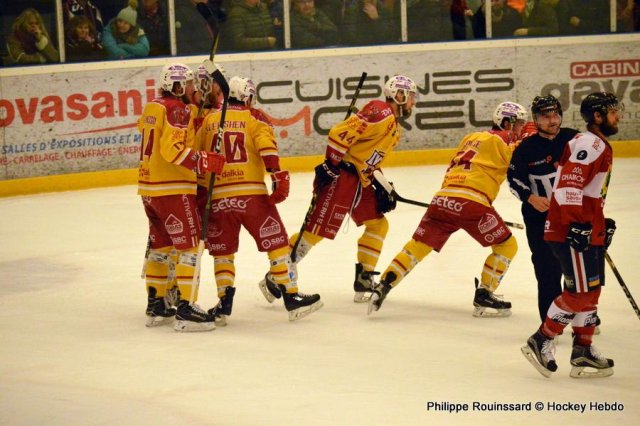 Photo hockey match Chamonix / Morzine - Dijon  le 06/01/2017