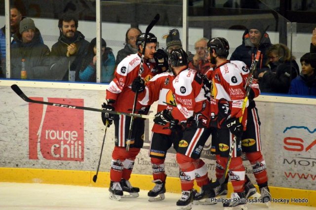 Photo hockey match Chamonix / Morzine - Dijon  le 06/01/2017