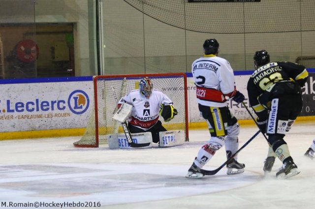 Photo hockey match Rouen - Nice le 06/01/2017