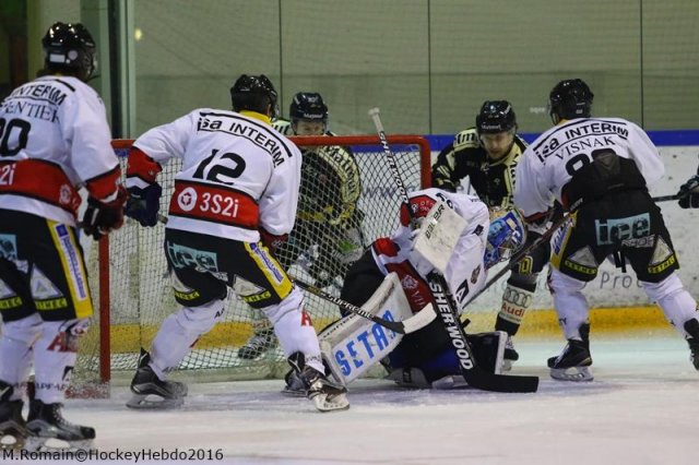 Photo hockey match Rouen - Nice le 06/01/2017