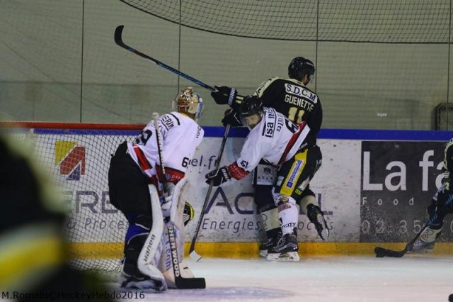 Photo hockey match Rouen - Nice le 06/01/2017