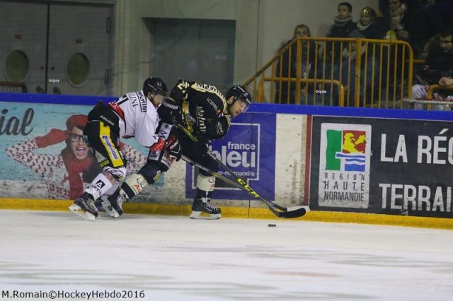 Photo hockey match Rouen - Nice le 06/01/2017