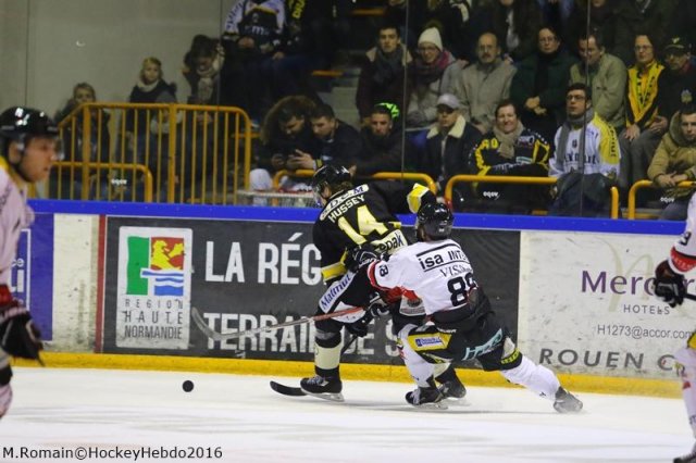 Photo hockey match Rouen - Nice le 06/01/2017