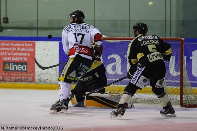 Photo hockey match Rouen - Nice le 06/01/2017