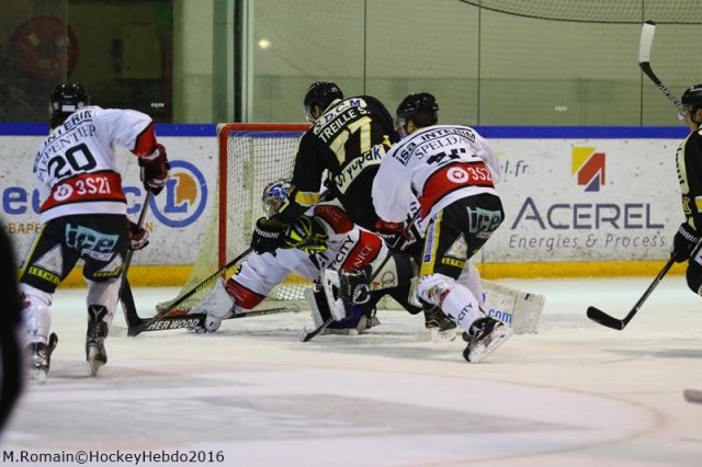 Photo hockey match Rouen - Nice le 06/01/2017