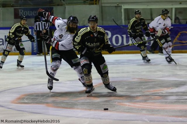Photo hockey match Rouen - Nice le 06/01/2017
