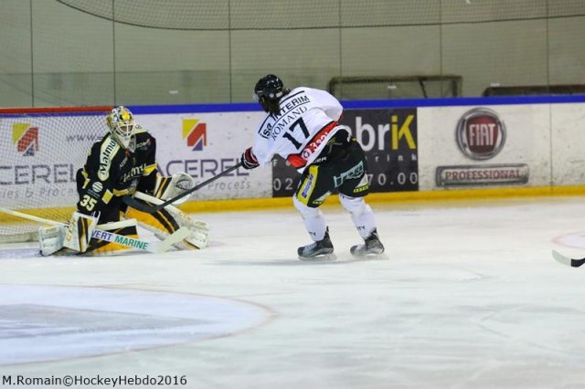 Photo hockey match Rouen - Nice le 06/01/2017
