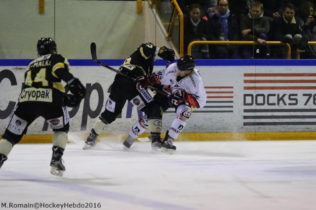 Photo hockey match Rouen - Nice le 06/01/2017