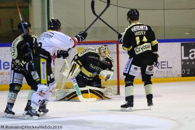 Photo hockey match Rouen - Nice le 06/01/2017