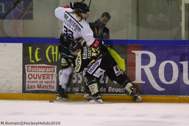Photo hockey match Rouen - Nice le 06/01/2017