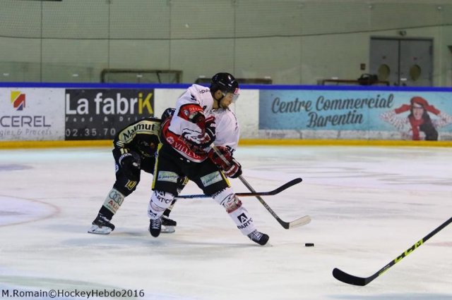 Photo hockey match Rouen - Nice le 06/01/2017