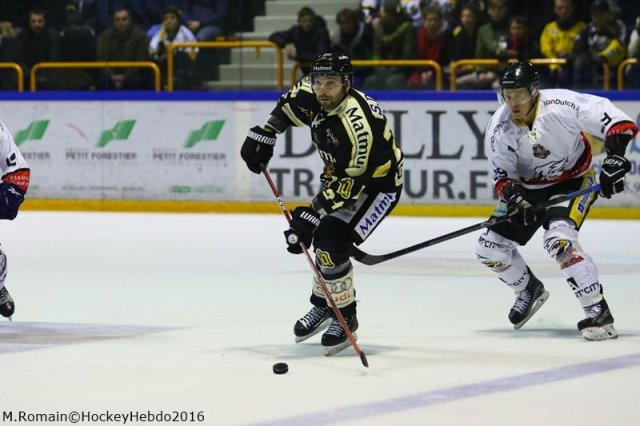 Photo hockey match Rouen - Nice le 06/01/2017