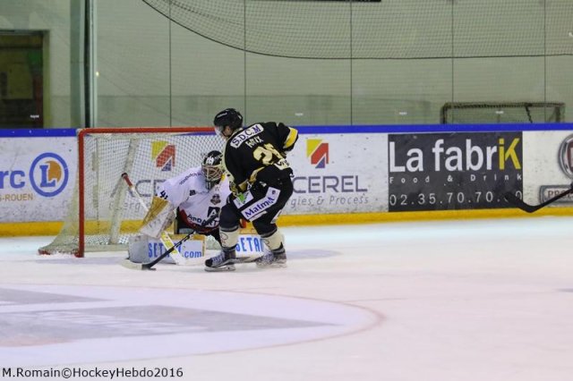 Photo hockey match Rouen - Nice le 06/01/2017