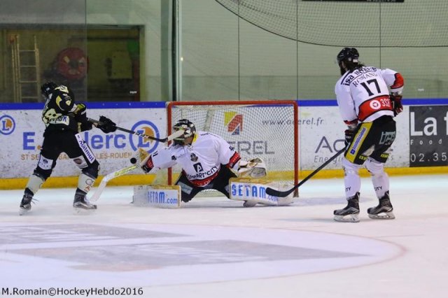 Photo hockey match Rouen - Nice le 06/01/2017