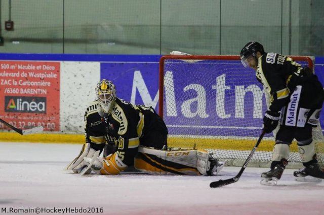 Photo hockey match Rouen - Nice le 06/01/2017